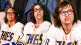 "Slap Shot" 35" x 43" Framed Jersey Signed by (5) Including the Hanson Brothers