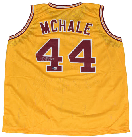 KEVIN McHALE AUTOGRAPHED MINNESOTA GOPHERS #44 BASKETBALL JERSEY BECKETT