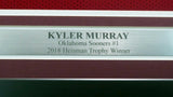 OKLAHOMA KYLER MURRAY AUTOGRAPHED SIGNED FRAMED RED JERSEY BECKETT 154953