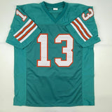 Autographed/Signed DAN MARINO Miami Teal Football Jersey JSA COA Auto