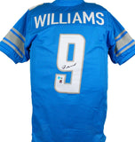 Jameson Williams Autographed Blue Pro Style Jersey- Beckett W Hologram *Black