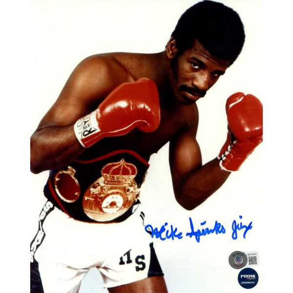 Michael Spinks Autographed/Signed 8x10 Photo Beckett 47685