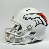 BO NIX AUTOGRAPHED SIGNED DENVER BRONCOS FULL SIZE WHITE REPLICA HELMET BECKETT