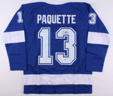 Cedric Paquette Signed Lightning Jersey (Beckett COA) Tampa Bay Center