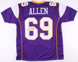 Jared Allen Signed Vikings Jersey (TSE Hologram) 5xPro Bowl Defensive End