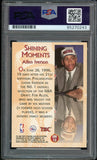 1996 Topps Stadium Club #SM15 Allen Iverson RC On Card PSA/DNA Auto GEM MINT 10