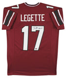 South Carolina Xavier Legette Signed Maroon Pro Style Jersey BAS Witnessed