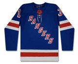 Alexis Lafreniere Autographed New York Rangers Authentic Blue Jersey UDA