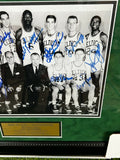 1959-61 NBA Champion Boston Celtics Team Signed Autographed Framed Photo JSA