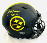 JOE GREENE "HOF 87" SIGNED STEELERS FS ECLIPSE AUTHENTIC HELMET BECKETT #WD64744