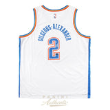 Shai Gilgeous-Alexander Autographed Thunder White Nike Swingman Jersey Panini