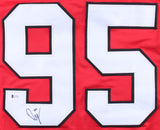 Dylan Sikura Signed Blackhawks Jersey (Beckett COA) Chicago Rookie Center