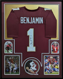 FRAMED FLORIDA STATE SEMINOLES KELVIN BENJAMIN AUTOGRAPHED JERSEY JSA COA