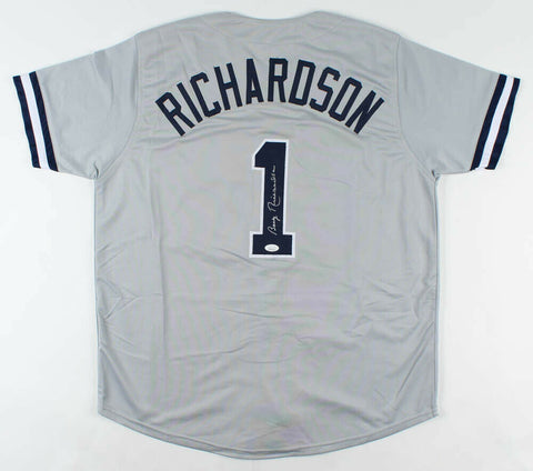 Bobby Richardson Signed New York Yankees Jersey (JSA COA) 1960 World Series MVP