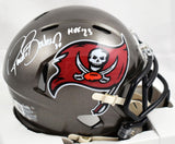 Ronde Barber Autographed Buccaneers 97-13 Speed Mini Helmet w/HOF-Beckett W Holo