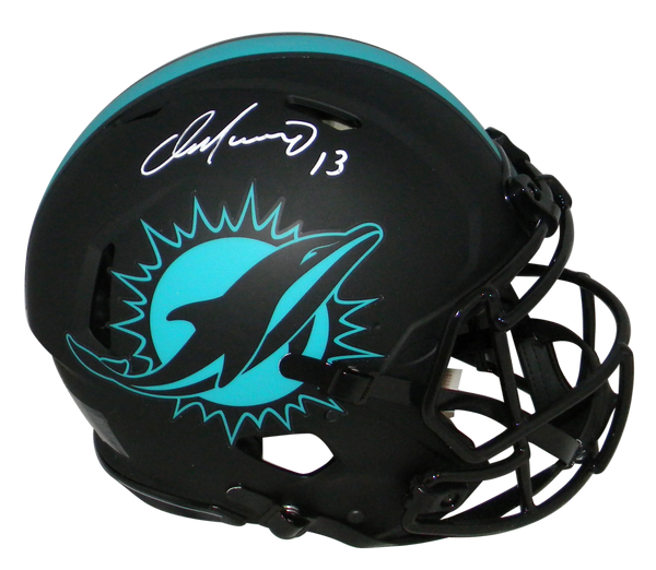 DAN MARINO SIGNED MIAMI DOLPHINS ECLIPSE FULL SIZE SPEED AUTHENTIC HELMET JSA