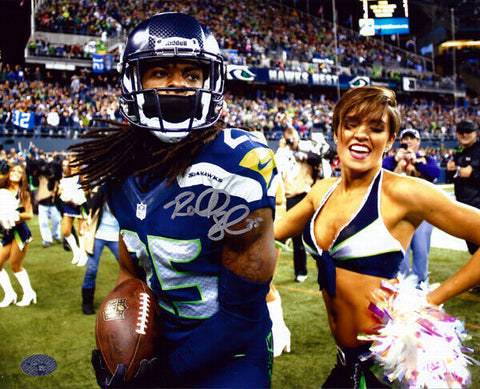 RICHARD SHERMAN AUTOGRAPHED SIGNED 8X10 PHOTO SEATTLE SEAHAWKS RS HOLO 71424