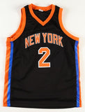 Miles McBride Signed New York Knicks Black Jersey (Beckett) 2021 NBA Draft Pick