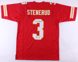 Jan Stenerud Signed Chiefs Jersey Inscribed "HOF 91" (JSA COA) 7xAll Pro Kicker