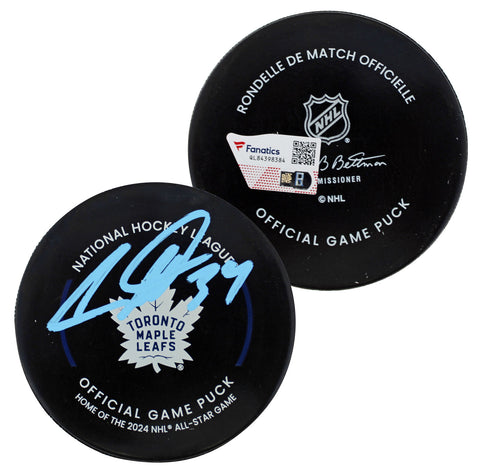 Maple Leafs Auston Matthews Authentic Signed Official Game Hockey Puck Fanatics