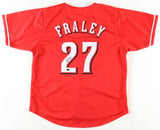 Jake Fraley Signed Cincinnati Reds Jersey (Playball Ink) 2023 Rookie Outfielder