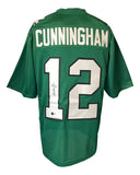 Randall Cunningham Philadelphia Signed Kelly Green Football Jersey BAS