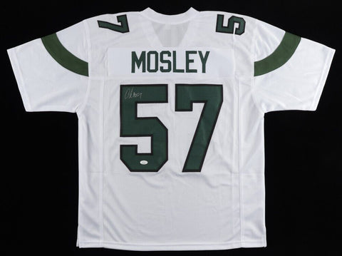 C.J. Mosley Signed New York Jets Jersey (JSA COA) 2014 1st Rd Draft Pick L.B.