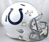 Edgerrin James Autographed Indianapolis Colts F/S Speed Helmet- Beckett W Holo