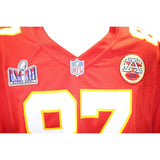 Travis Kelce Signed KC Chiefs Super Bowl XLVIII Nike Large Jersey Beckett 49084