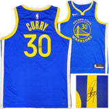 WARRIORS STEPHEN CURRY AUTOGRAPHED NIKE SWINGMAN ICON JERSEY 48 JSA 234044