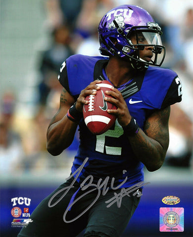 TREVONE BOYKIN AUTOGRAPHED SIGNED TCU HORNED FROGS 8X10 PHOTO MCS HOLO 107984