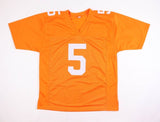 Hendon Hooker Signed Tennessee Volunteers Jersey / JSA COA / Senior Quarterback