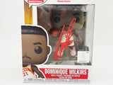 DOMINIQUE WILKINS AUTOGRAPHED FUNKO POP 104 VINYL FIGURINE HAWKS BECKETT 232874