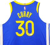 WARRIORS STEPHEN CURRY AUTOGRAPHED NIKE AUTHENTIC ICON JERSEY 48 JSA 235686
