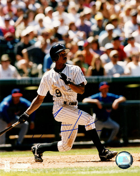 Juan Pierre Autographed/Signed Colorado Rockies 8x10 Photo 15330