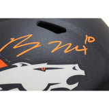 Bo Nix Autographed/Signed Denver Broncos F/S 2024 Speed Helmet Beckett 47534