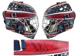 Rangers Henrik Lundqvist Authentic Signed Franklin Hockey Goalie Mask BAS