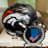 Jerry Jeudy Autographed Signed Denver Broncos Mini Helmet Beckett