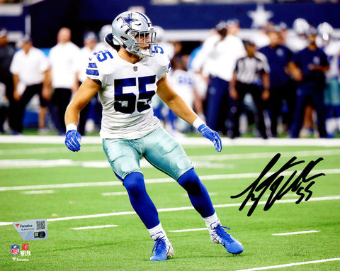 LEIGHTON VANDER ESCH AUTOGRAPHED 8X10 PHOTO DALLAS COWBOYS FANATICS HOLO 228071