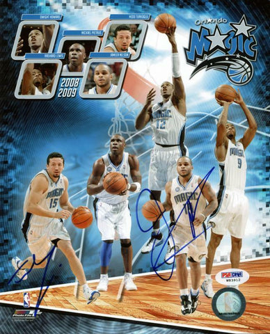 Magic Hedo Tukoglu & Jameer Nelson Signed Authentic 8X10 Photo PSA/DNA #W83912