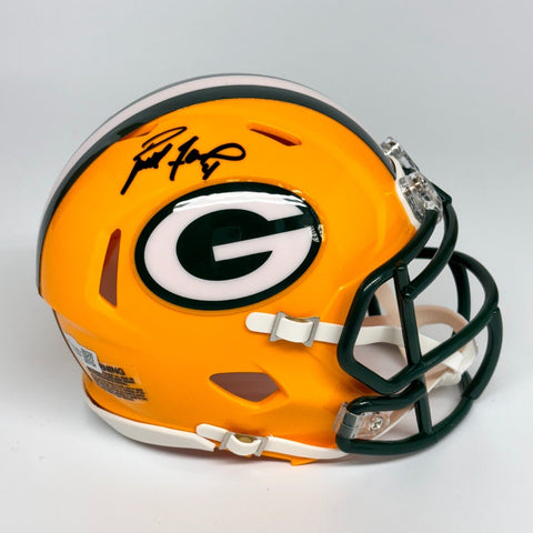 Brett Favre Autographed Signed Green Bay Packers Mini Helmet Fanatics