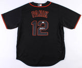 Joe Panik Signed Giants Majestic MLB Jersey (JSA COA) 2014 World Series Champion