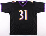 Jamal Lewis Signed Baltimore Ravens Jersey (Beckett Hologram) Super Bowl Champ