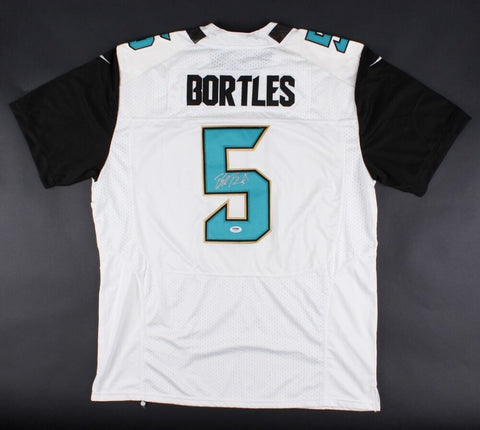 Blake Bortles Signed Jacksonville Jaguars Custom Jersey (PSA COA) 2014 #1 Pick