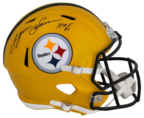 Lynn Swann Signed Steelers LUNAR Riddell Full Size Replica Helmet (SCHWARTZ COA)