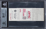 Royals George Brett "3000" Authentic Signed Sep 30, 1992 Ticket Stub BAS Slabbed