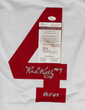 Red Kelly Signed Detroit Red Wings Jersey "HOF 69" (JSA COA) 8xStanley Cup Champ