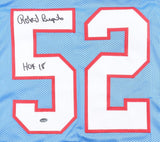 Robert Brazile Signed Houston Oilers Jersey Inscribed "HOF 18" (Schwartz COA)