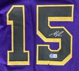 Austin Reaves Signed Los Angeles Lakers Jersey (Beckett) Ex-U of Oklahoma Guard