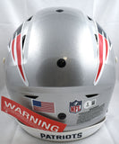 Randy Moss Autographed Patriots F/S Speed Flex Helmet - Beckett W Hologram